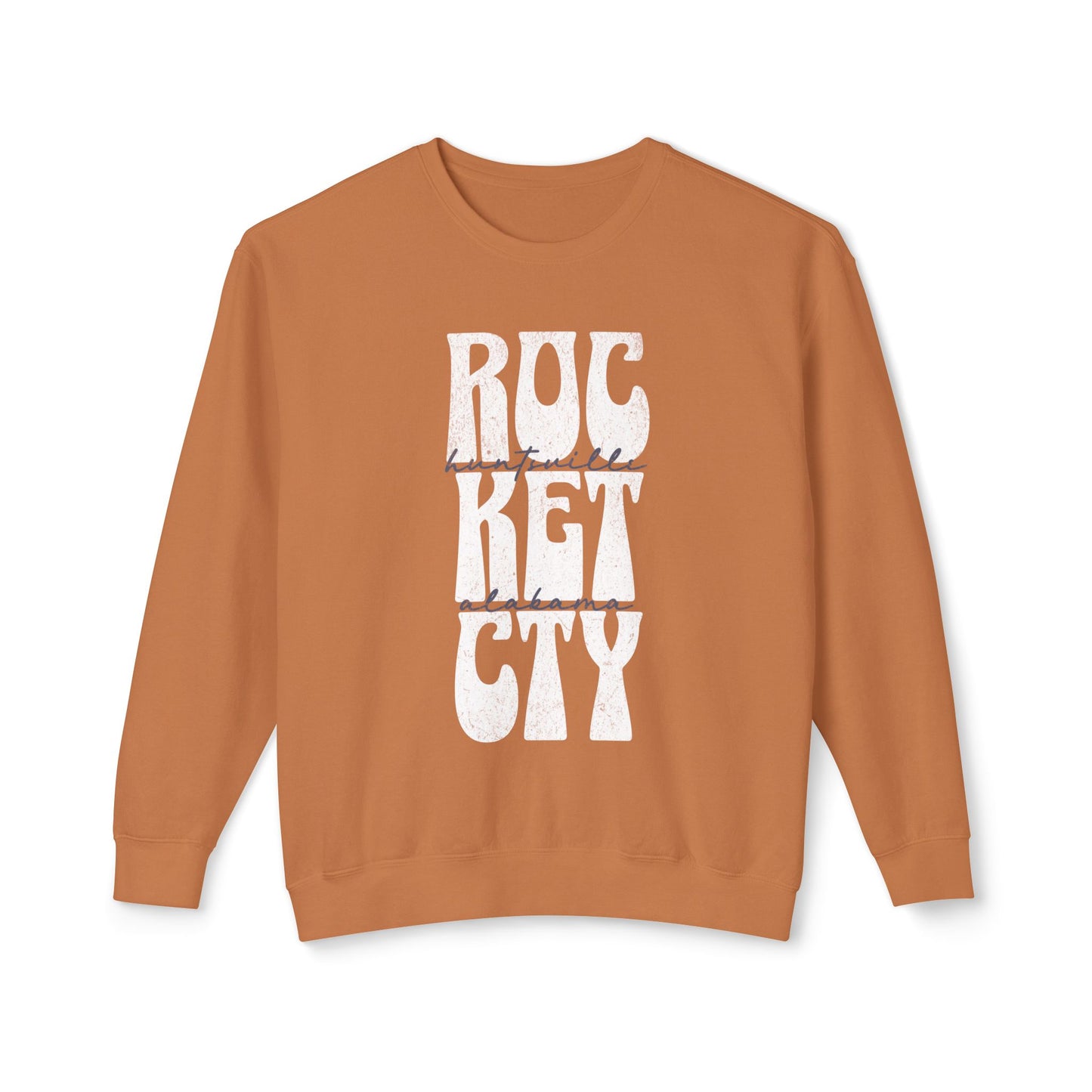 Rocket City Block Lettering Lightweight Sweatshirt