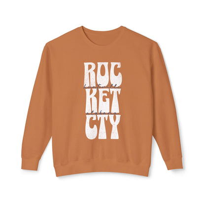 Rocket City Block Lettering Lightweight Sweatshirt