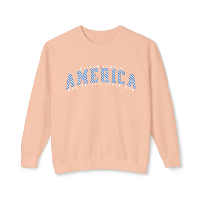 USA One Nation Under God Lightweight Sweatshirt