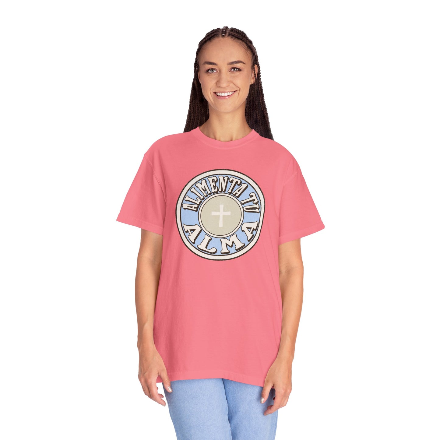 Feed Your Soul with Jesus - Spanish Option - Graphic T-Shirt