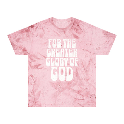 For the Greater Glory of God - Bubble Font Version - T-Shirt