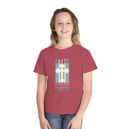 Hebrews 11:1 Faith Youth Graphic T-Shirt