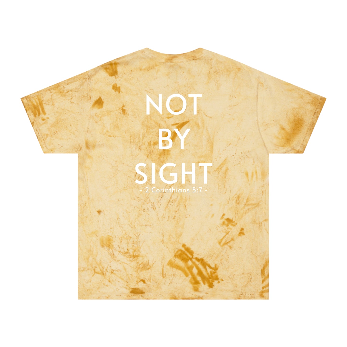 2 Corinthians 5:7 - We Walk By Faith - Tye Dye Version T-Shirt