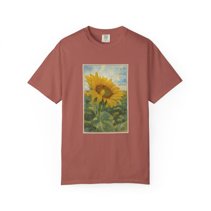 Sunflower (Seek what is Above) Watercolor T-Shirt