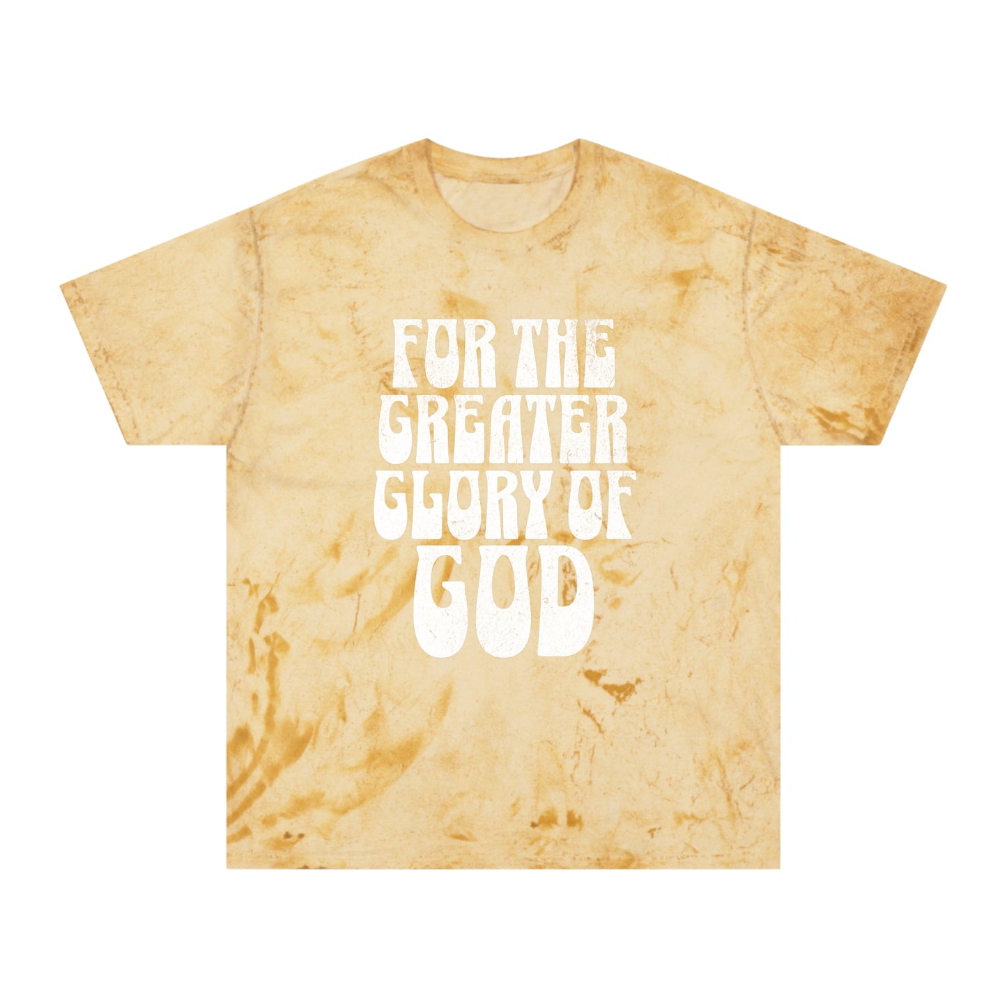 For the Greater Glory of God - Bubble Font Version - T-Shirt