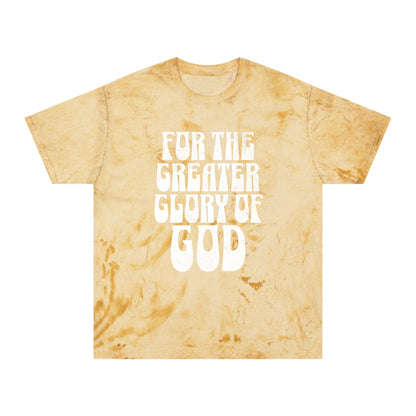 For the Greater Glory of God - Bubble Font Version - T-Shirt