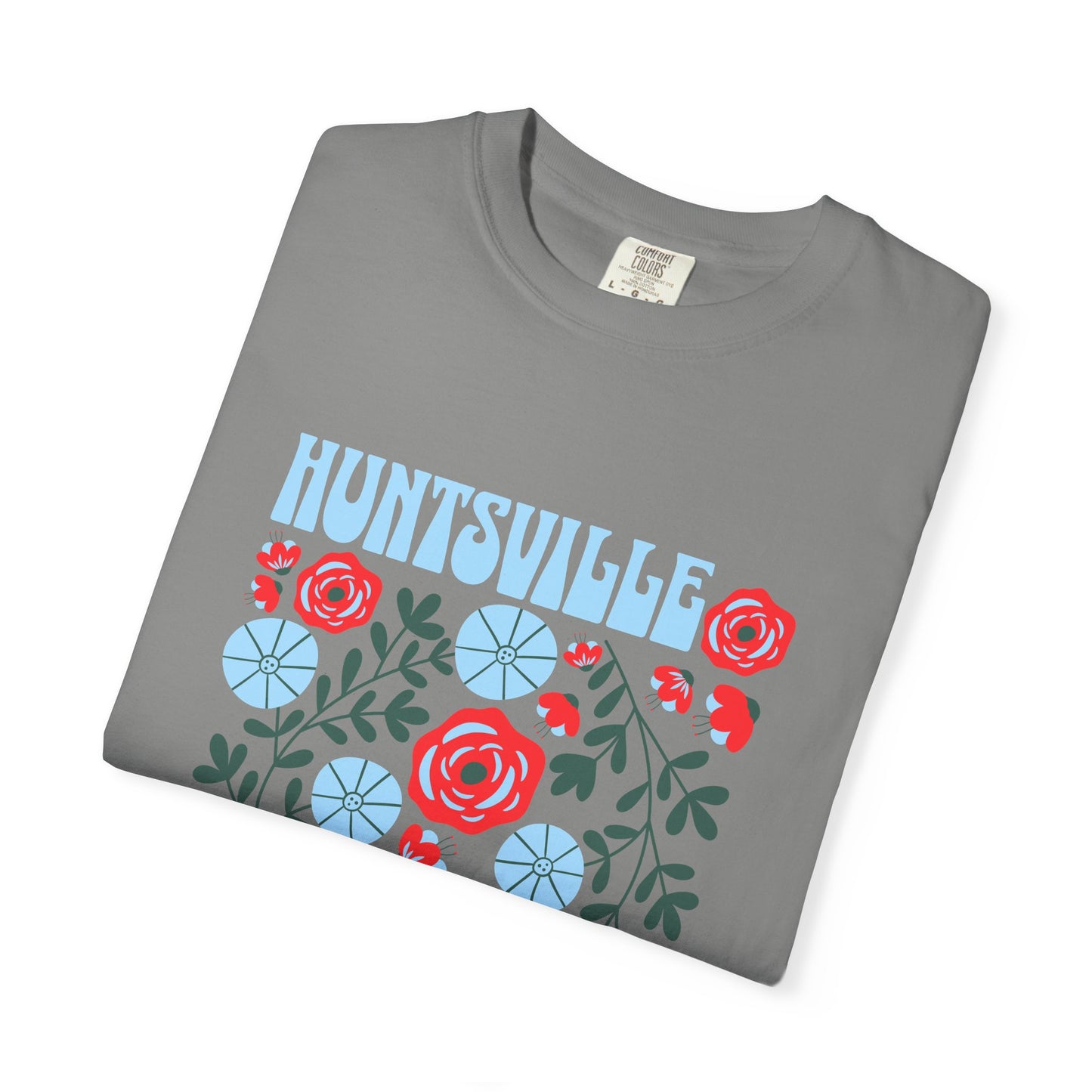 Floral Huntsville 100% Cotton T-Shirt