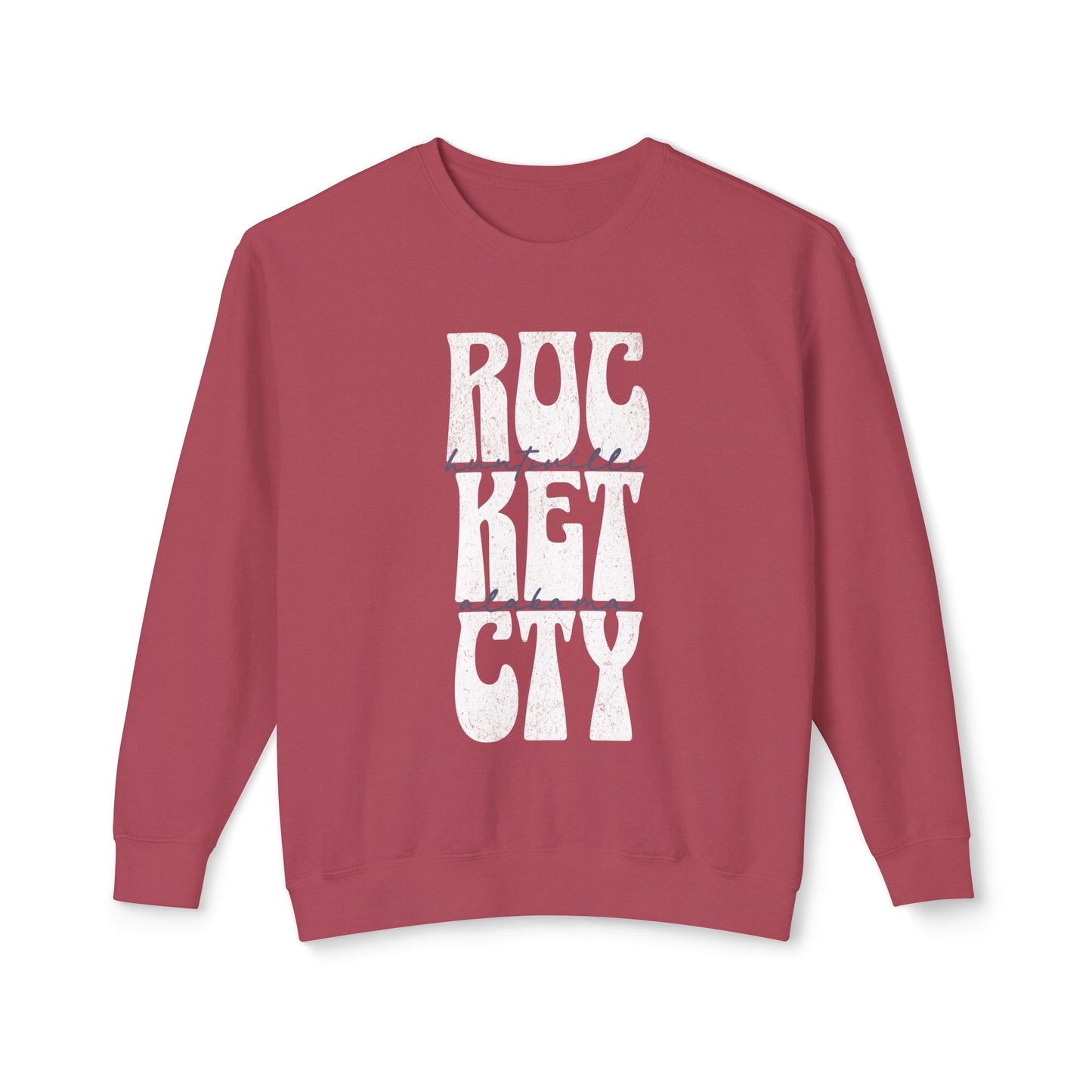 Rocket City Block Lettering Lightweight Sweatshirt