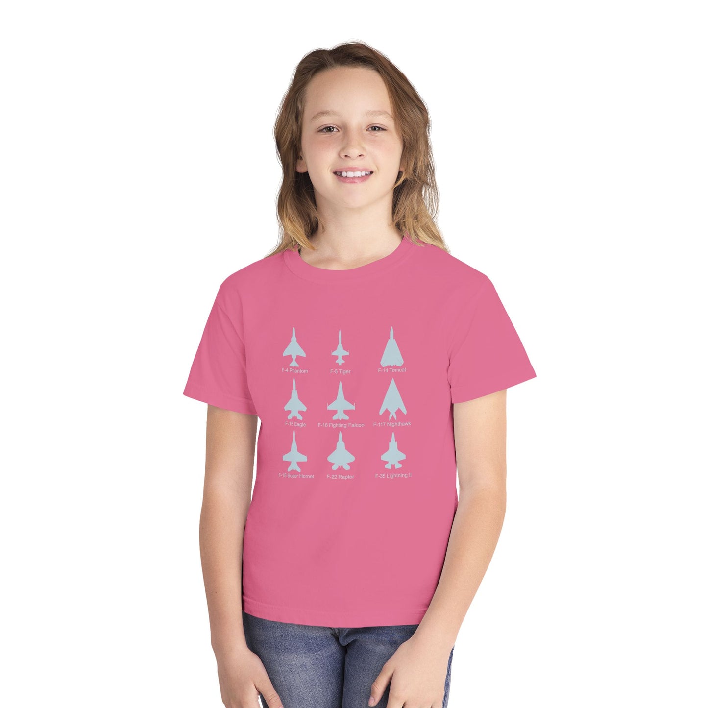 United States Fighter Jets Youth Graphic T-Shirt