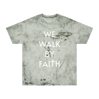 2 Corinthians 5:7 - We Walk By Faith - Tye Dye Version T-Shirt