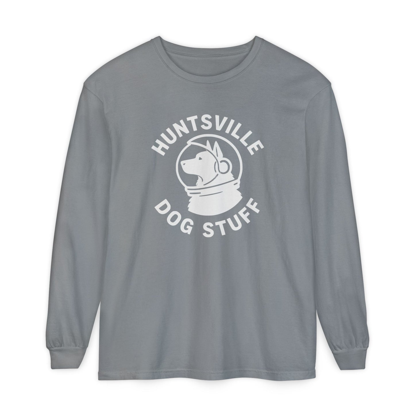 Huntsville Dog Stuff Long Sleeve T-Shirt - Plain Back