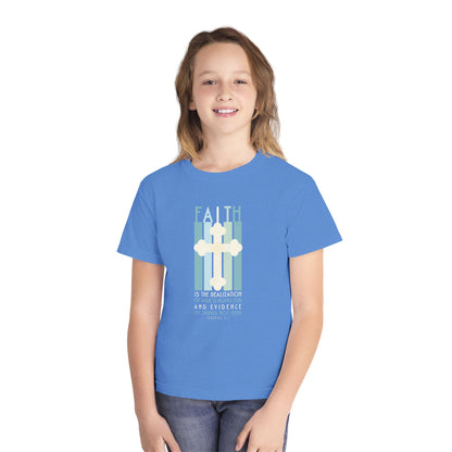 Hebrews 11:1 Faith Youth Graphic T-Shirt