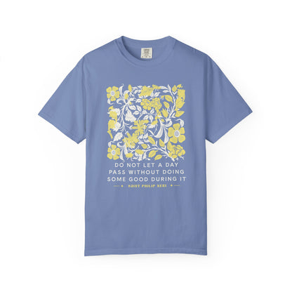 Saint Philip Neri Floral Graphic T-Shirt