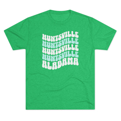 Huntsville AL Wavy Repeat T-Shirt