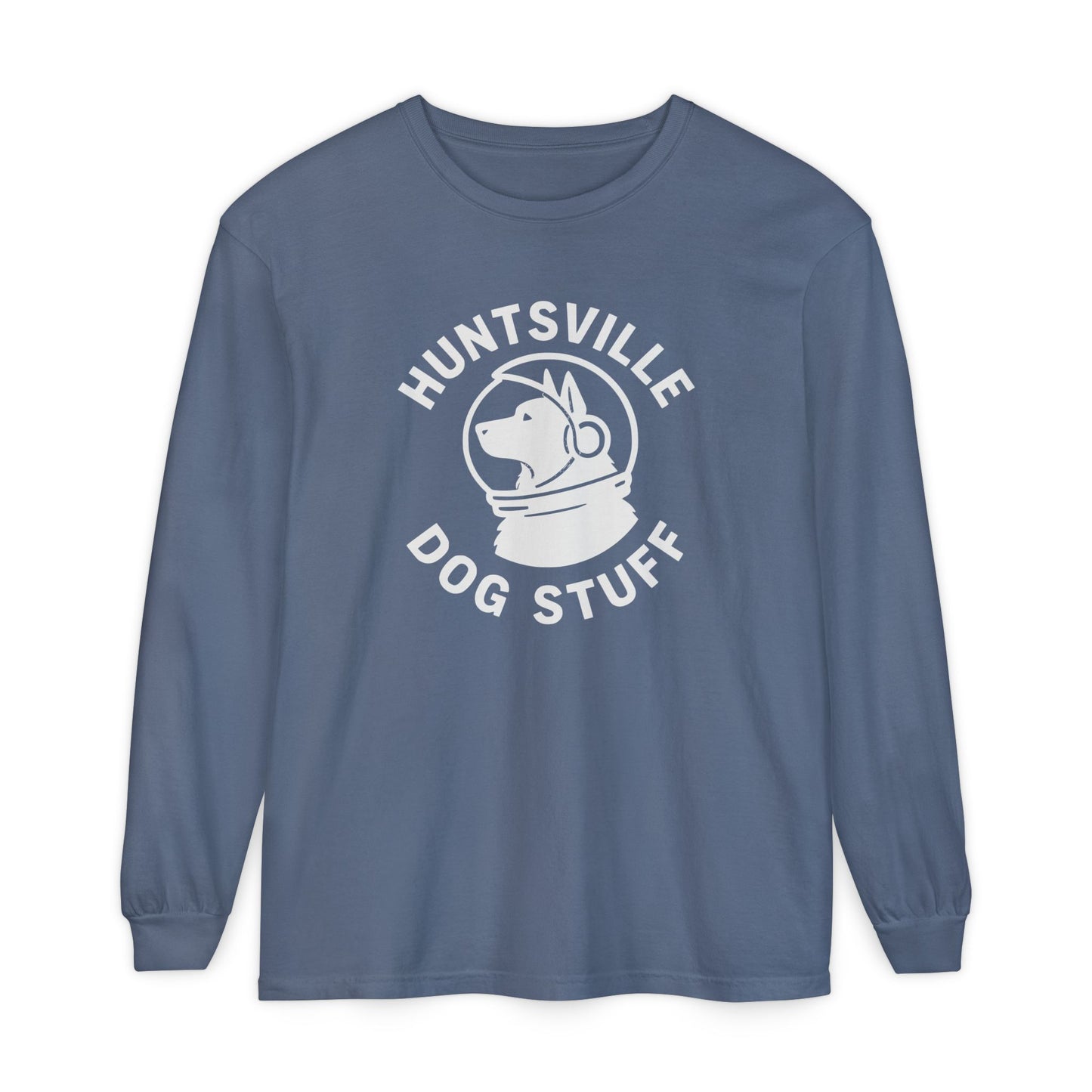 Huntsville Dog Stuff Long Sleeve T-Shirt - Plain Back