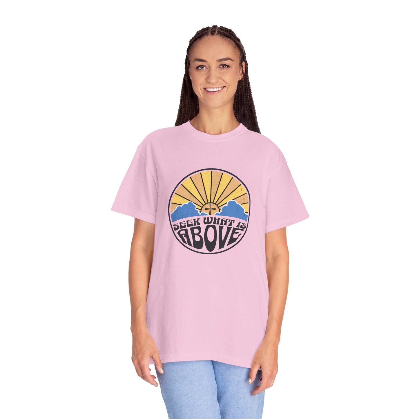 Seek What is Above Graphic T-Shirt