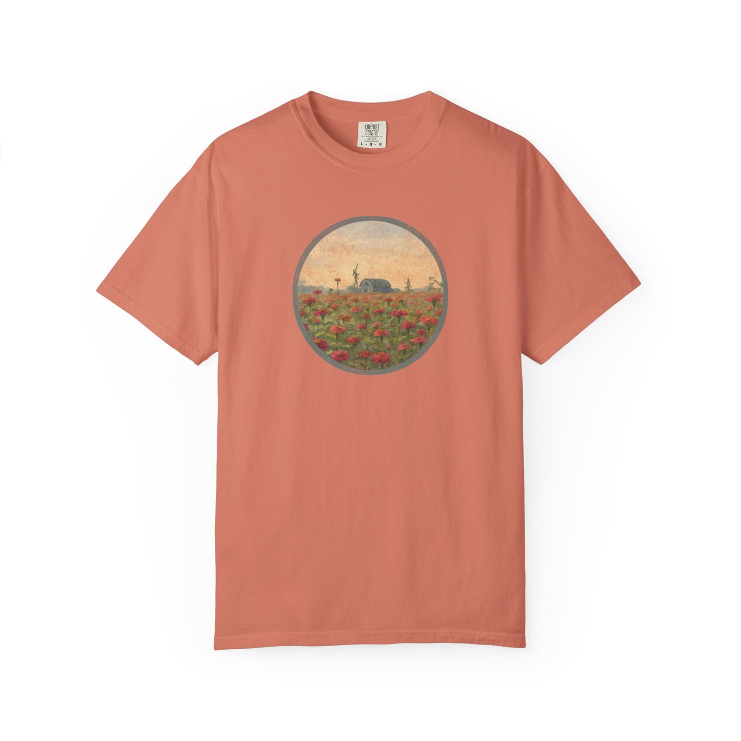 Field of Zinnias Graphic T-Shirt