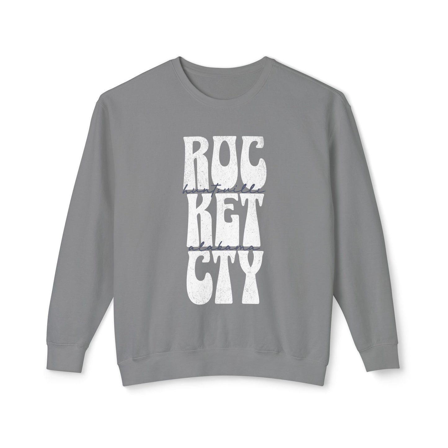 Rocket City Block Lettering Lightweight Sweatshirt