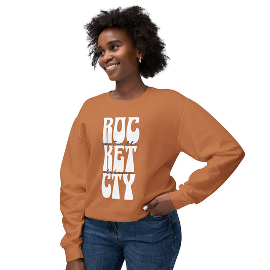 Rocket City Block Lettering Lightweight Sweatshirt