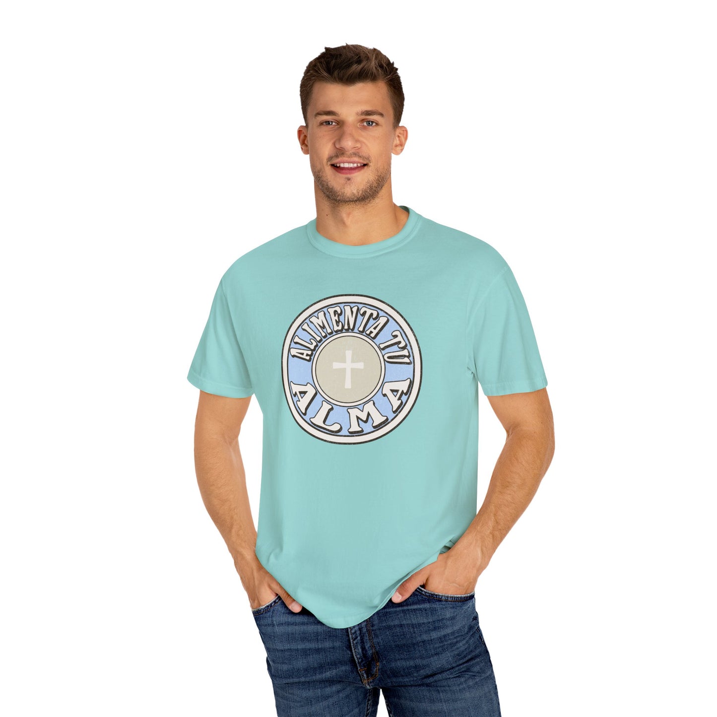 Feed Your Soul with Jesus - Spanish Option - Graphic T-Shirt