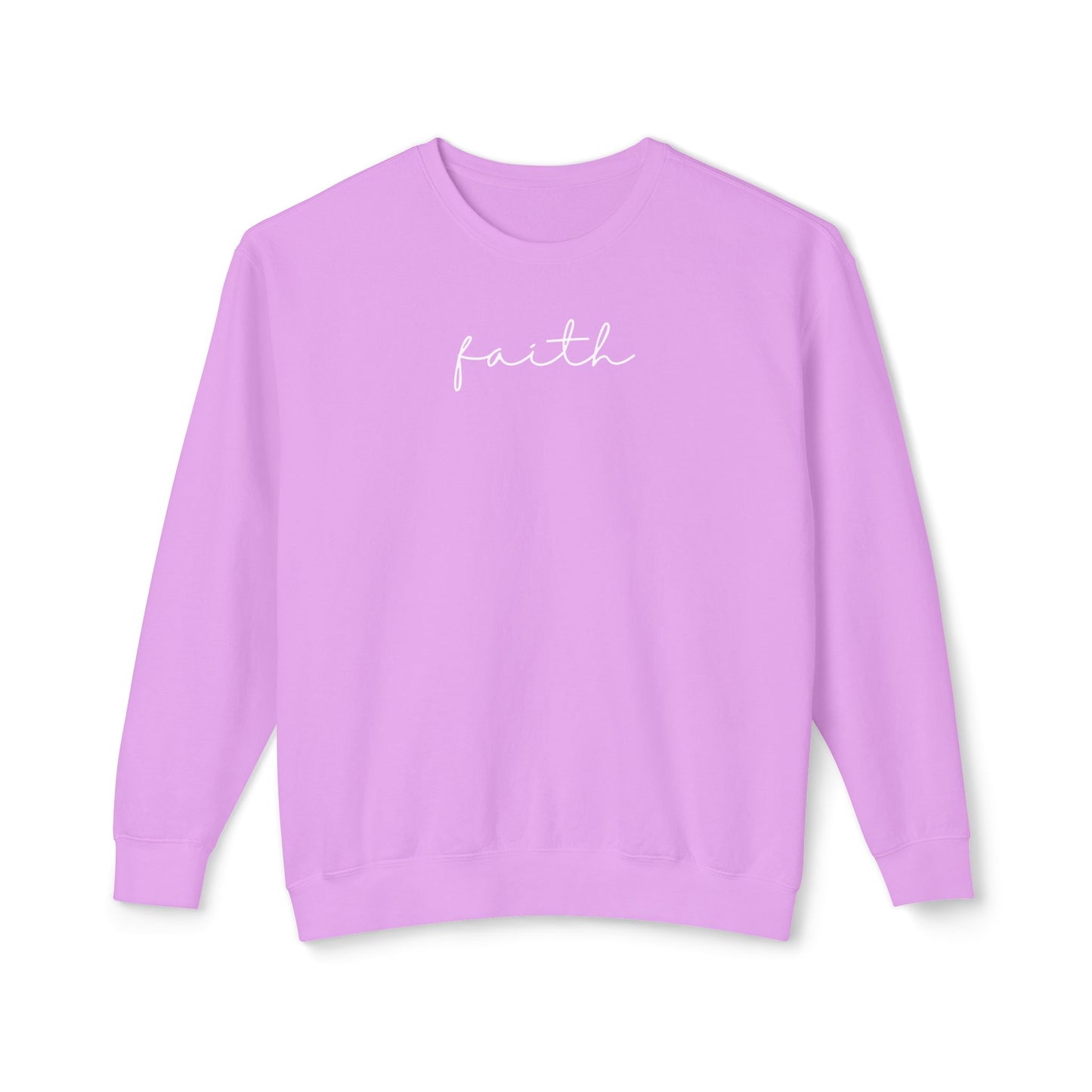 Faith Script Lightweight Sweatshirt