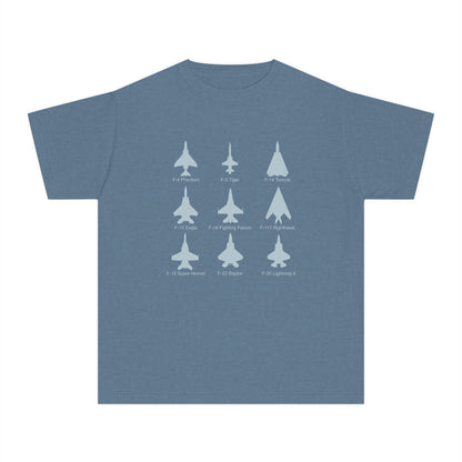 United States Fighter Jets Youth Graphic T-Shirt