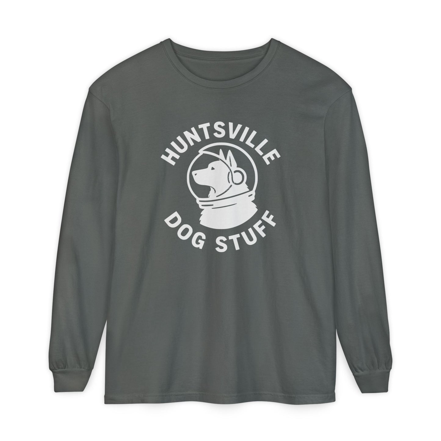 Huntsville Dog Stuff Long Sleeve T-Shirt - Plain Back