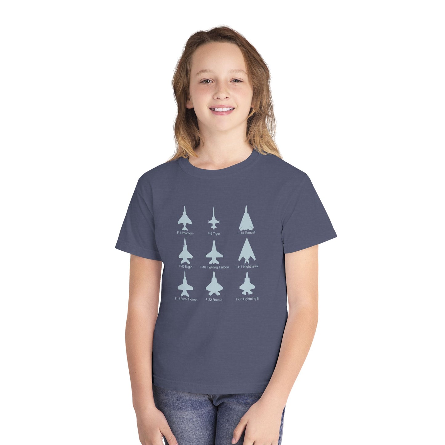 United States Fighter Jets Youth Graphic T-Shirt