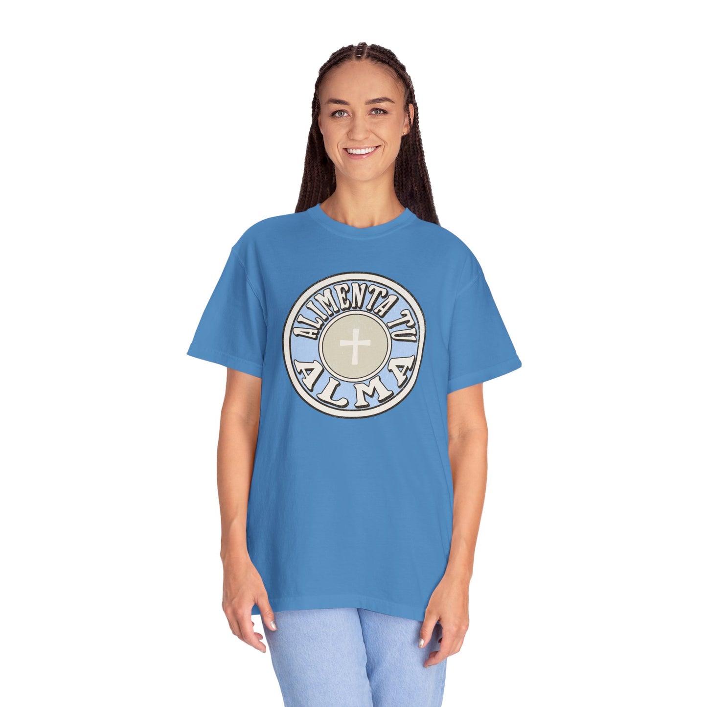 Feed Your Soul with Jesus - Spanish Option - Graphic T-Shirt