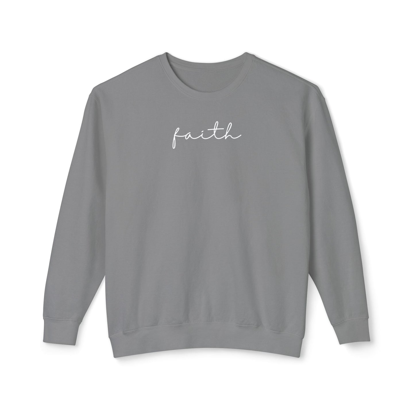Faith Script Lightweight Sweatshirt