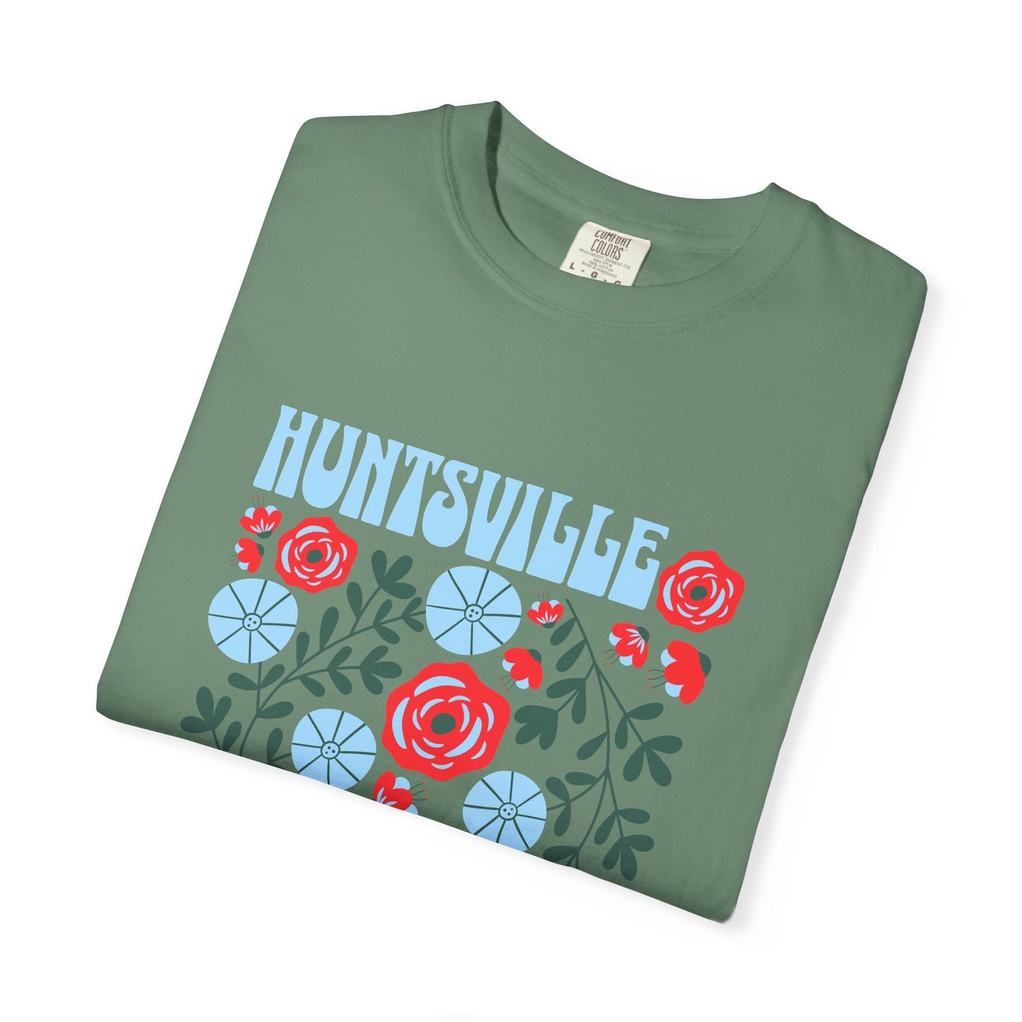 Floral Huntsville 100% Cotton T-Shirt