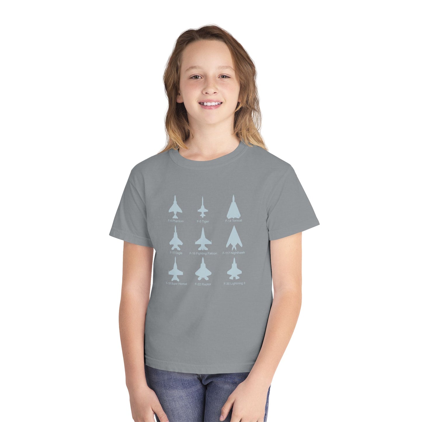 United States Fighter Jets Youth Graphic T-Shirt