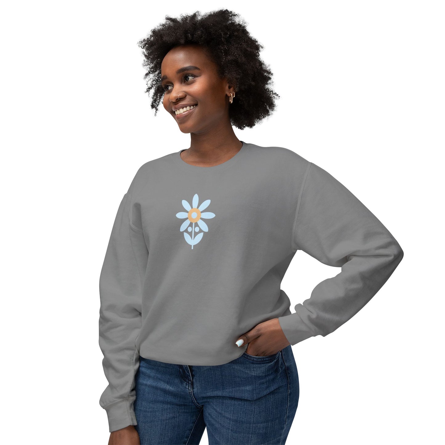 Floral Blossom Lightweight Sweatshirt