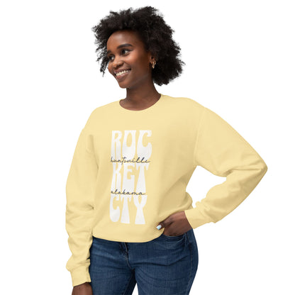 Rocket City Block Lettering Lightweight Sweatshirt
