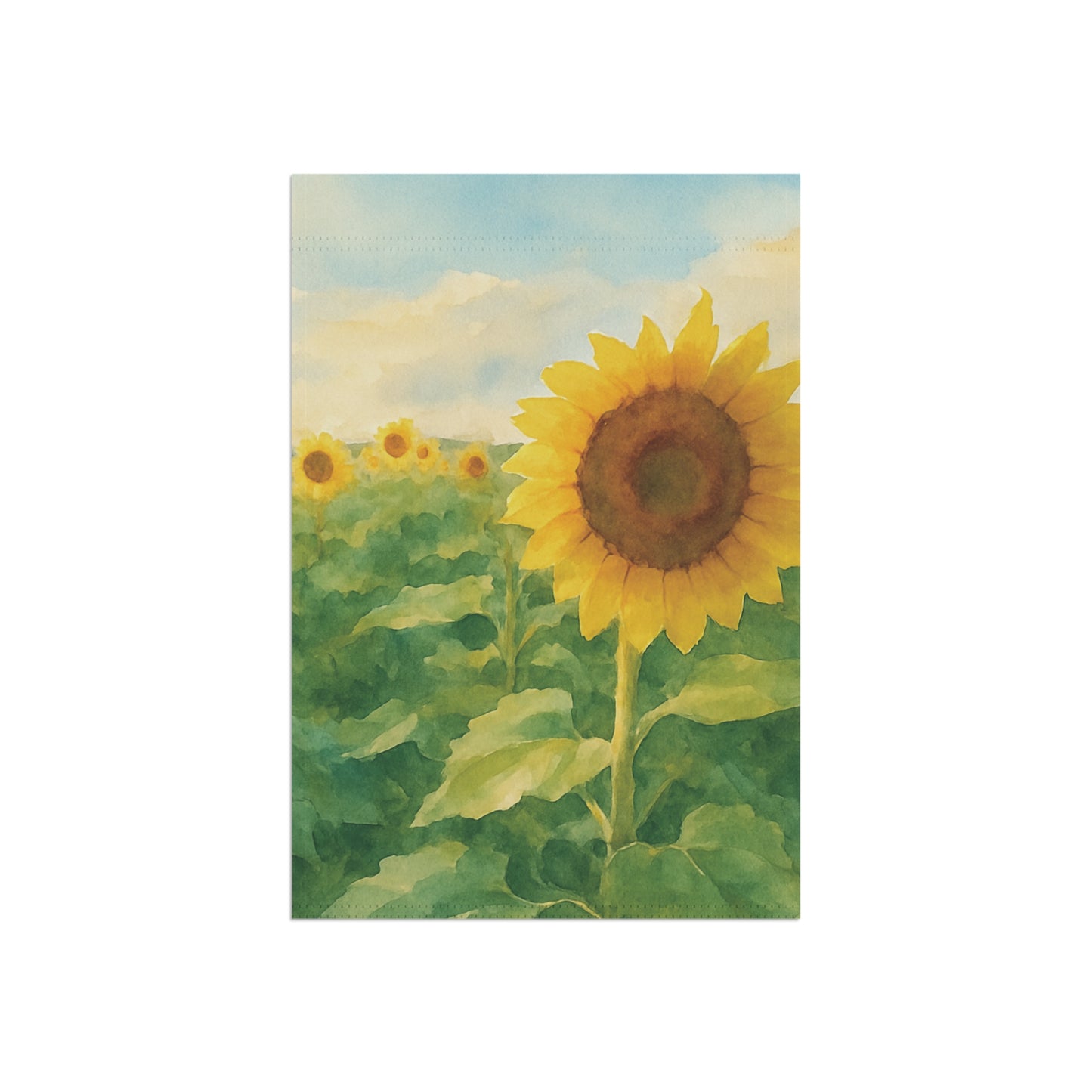 Sunflower Field Garden Flag