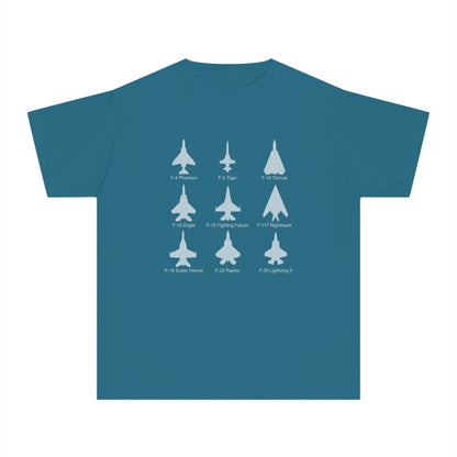 United States Fighter Jets Youth Graphic T-Shirt