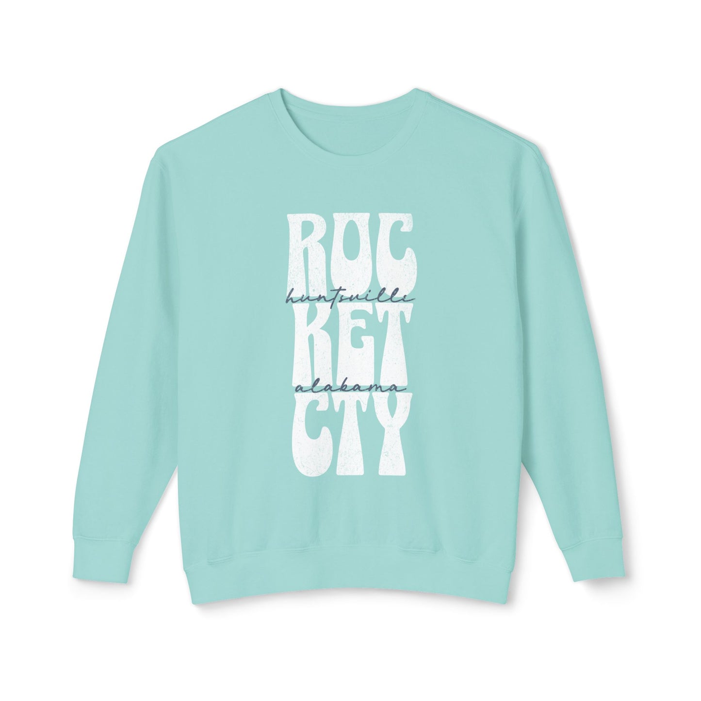 Rocket City Block Lettering Lightweight Sweatshirt