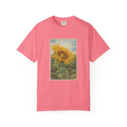 Sunflower (Seek what is Above) Watercolor T-Shirt