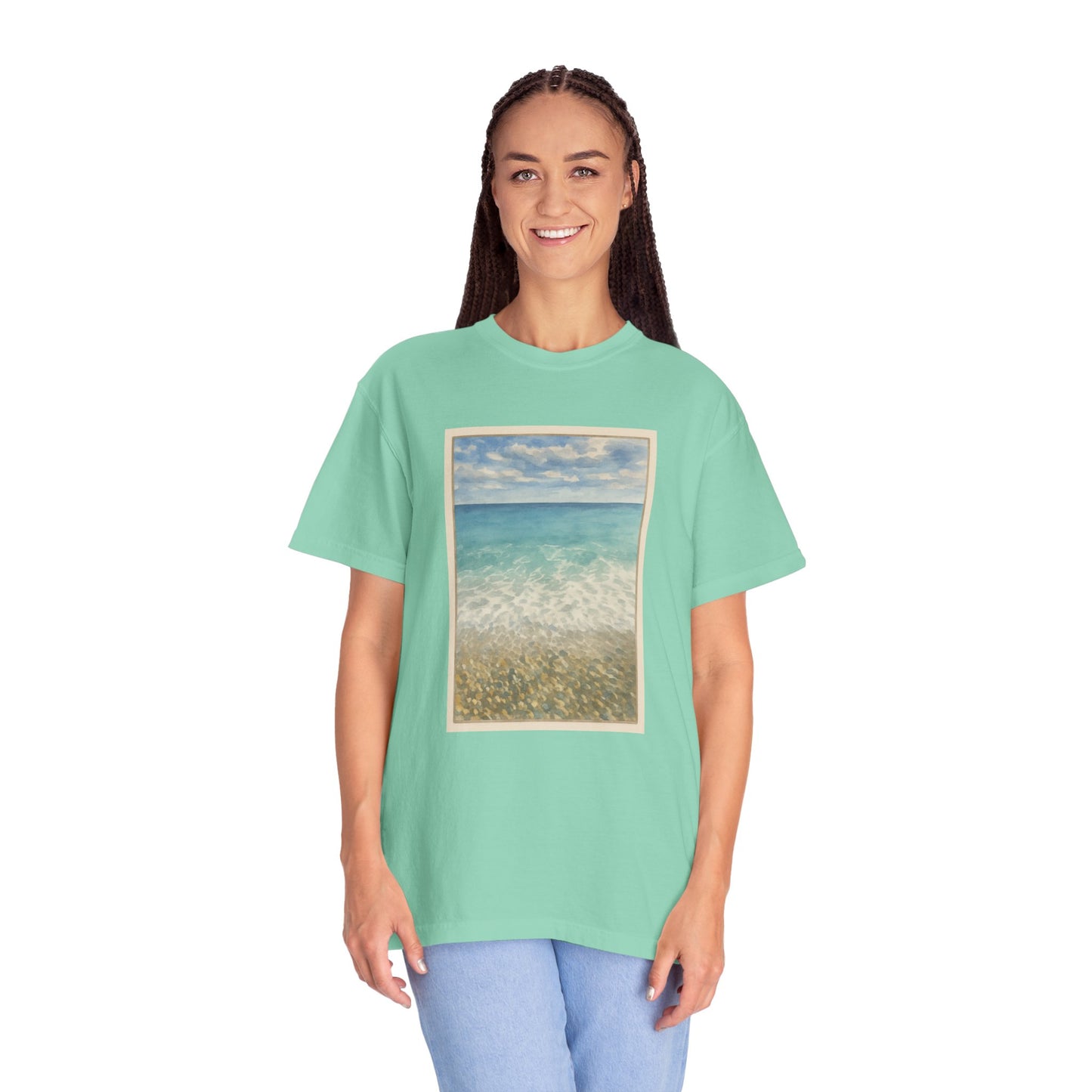 Nice France Watercolor Graphic T-Shirt