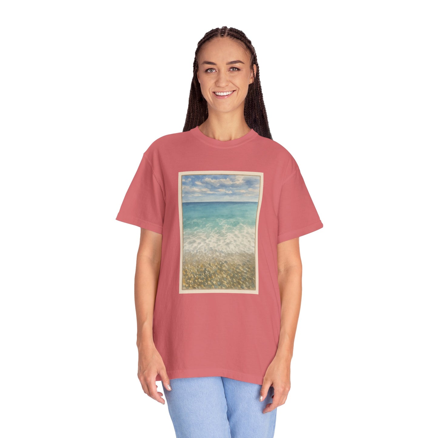 Nice France Watercolor Graphic T-Shirt