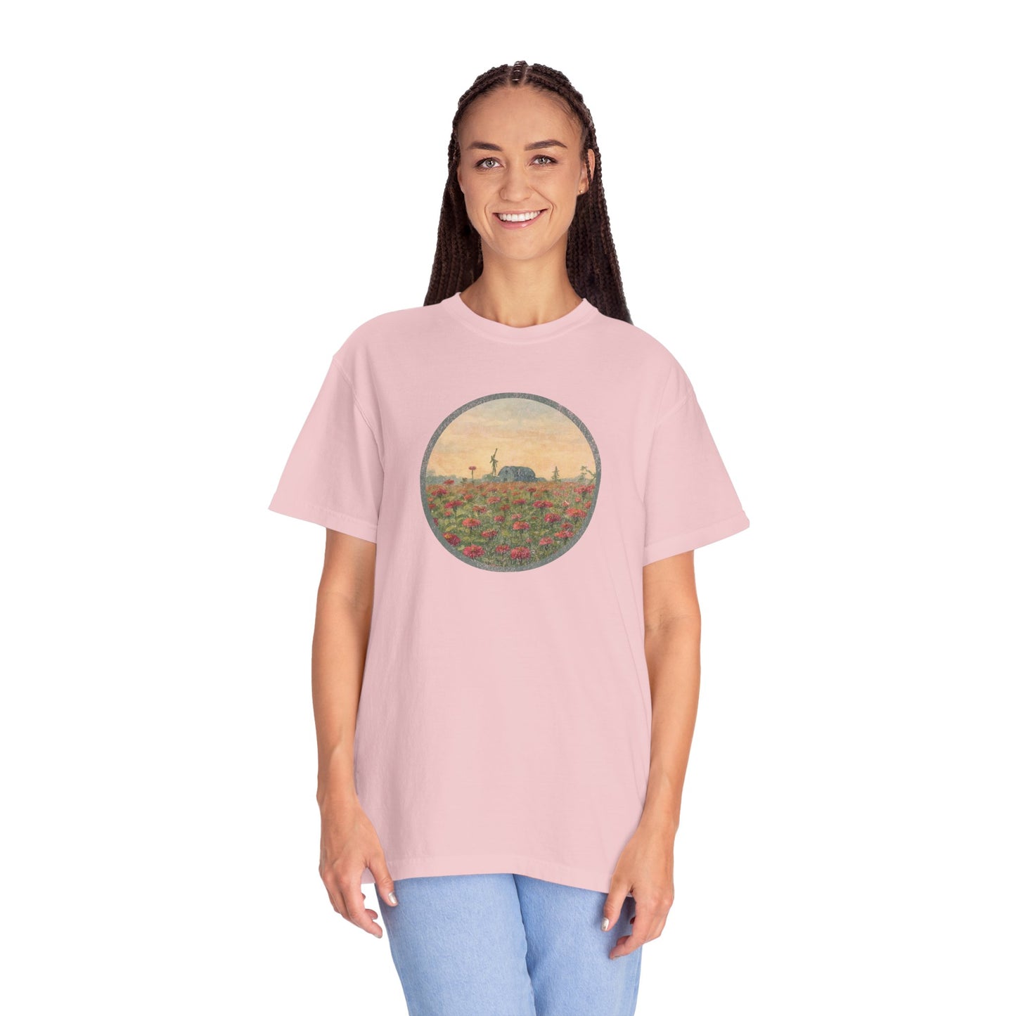 Field of Zinnias Graphic T-Shirt