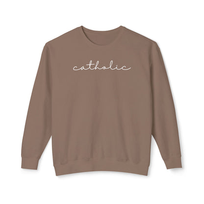 Catholic Script Lightweight Sweatshirt