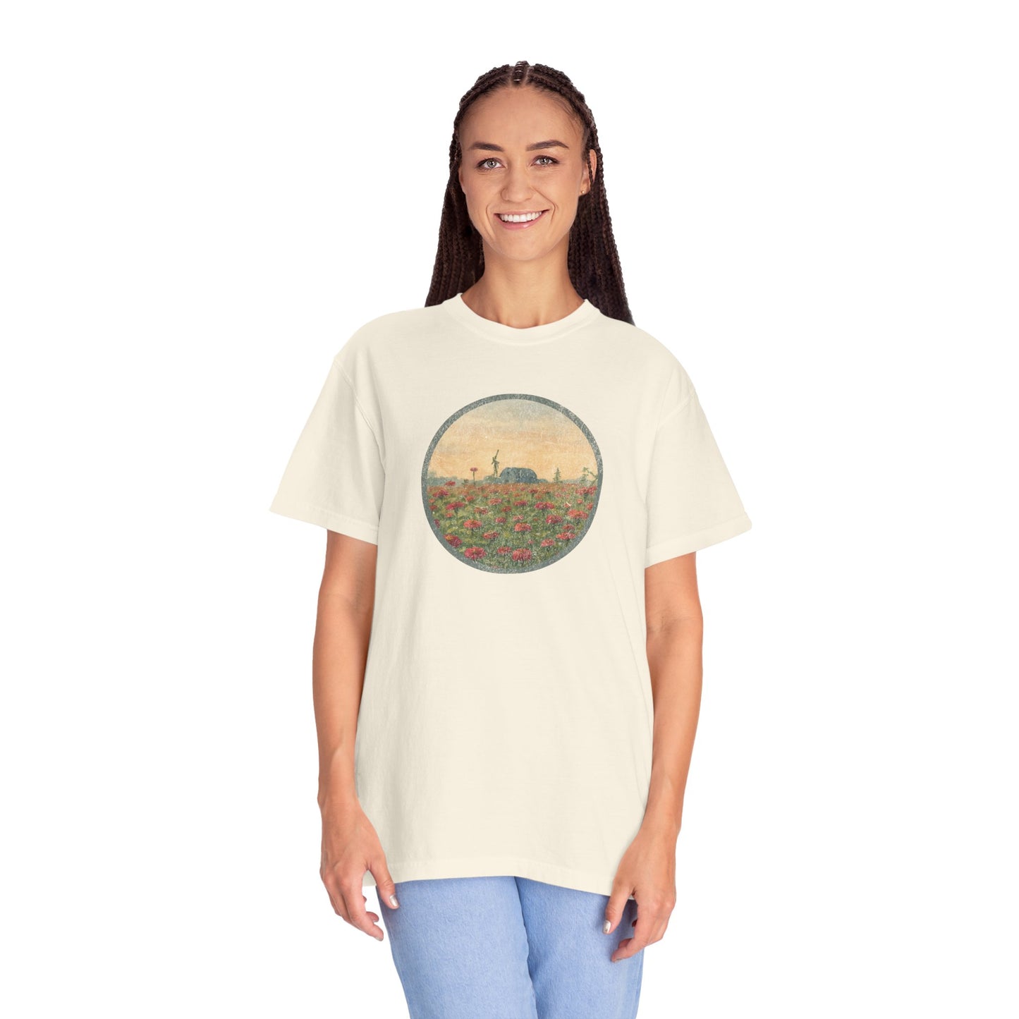 Field of Zinnias Graphic T-Shirt