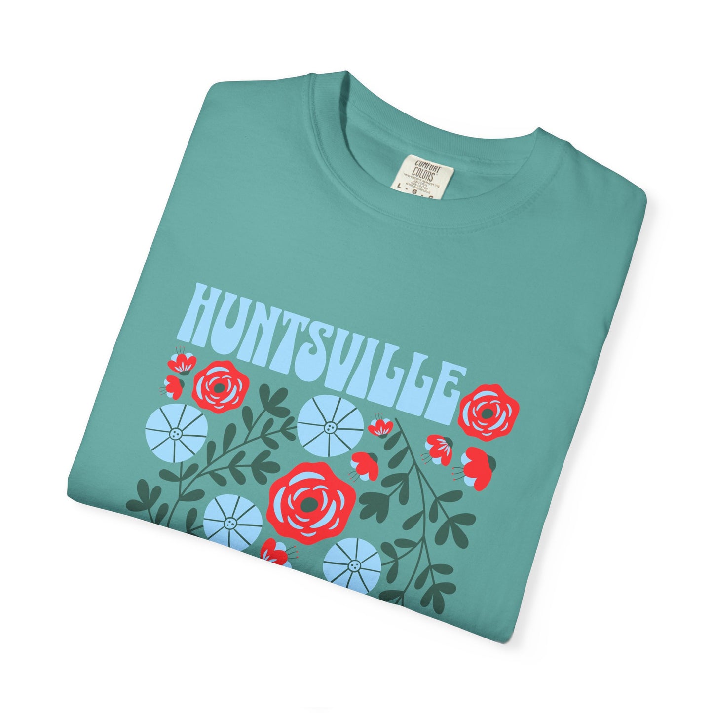 Floral Huntsville 100% Cotton T-Shirt