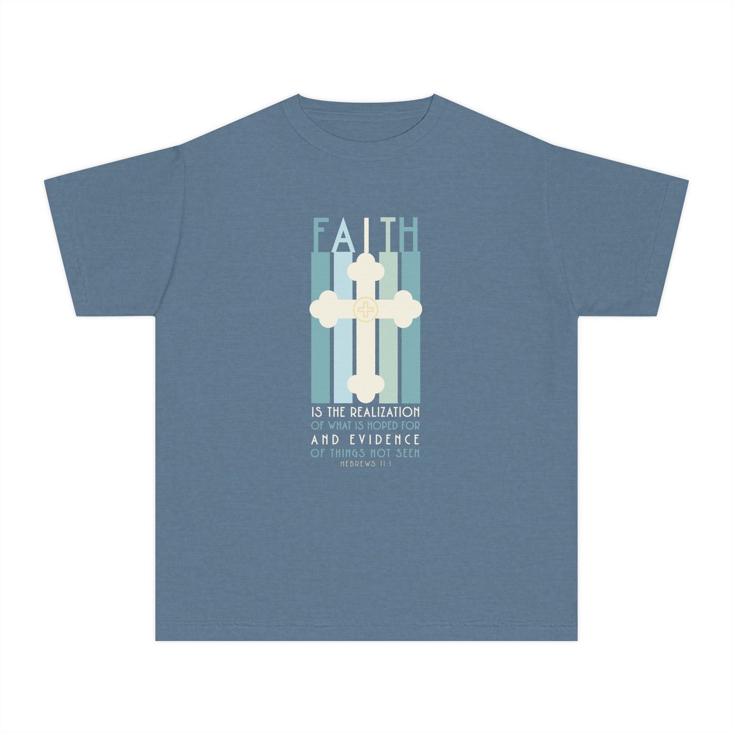 Hebrews 11:1 Faith Youth Graphic T-Shirt