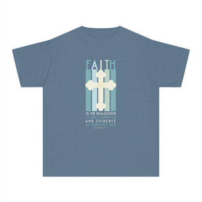 Hebrews 11:1 Faith Youth Graphic T-Shirt