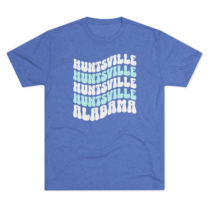 Huntsville AL Wavy Repeat T-Shirt