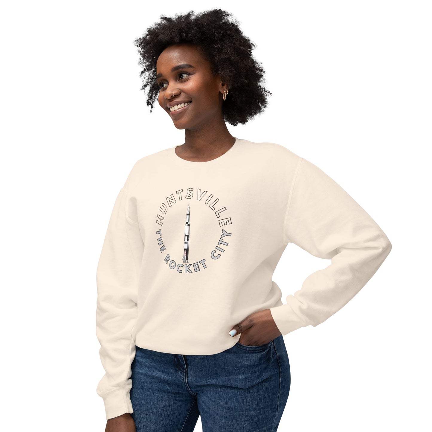 Huntsville - The Rocket City - Lightweight Sweatshirt