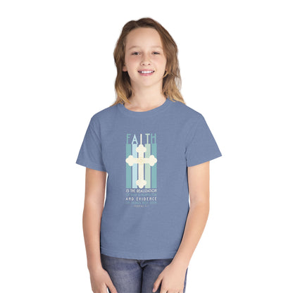 Hebrews 11:1 Faith Youth Graphic T-Shirt