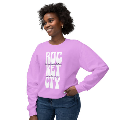 Rocket City Block Lettering Lightweight Sweatshirt